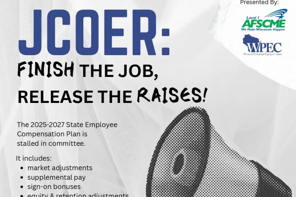 JCOER: Finish the Job, Release the Raises!