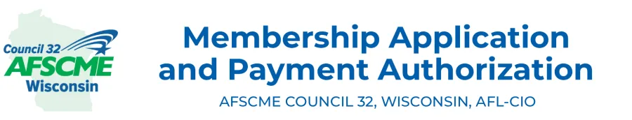 Membership Application and Payment Authorization